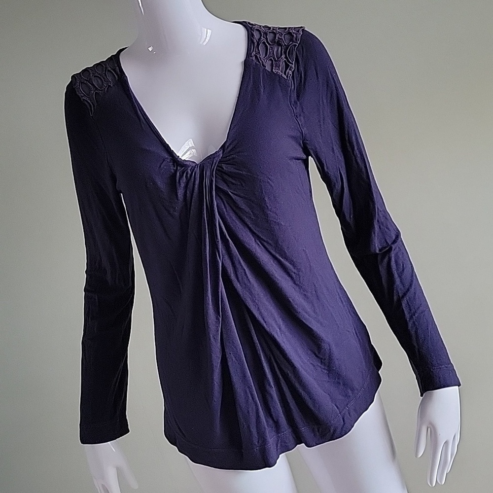 🌈 Language Long Sleeve Rayon and Silk Lightweight Top